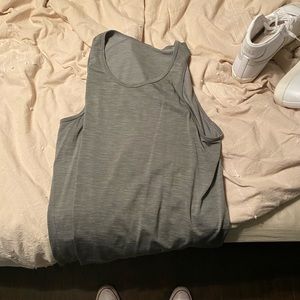 light gray men’s lulu tank L